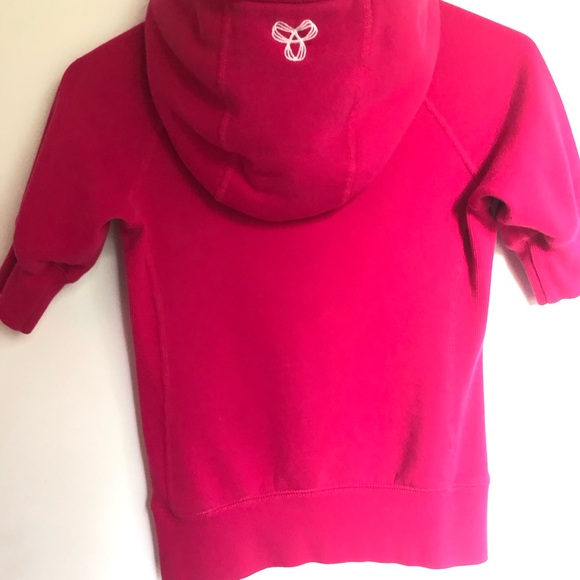 TNA | Pink Short Zip Up Hoodie | Half Sleeves | Like New | XXS - Picture 4 of 4